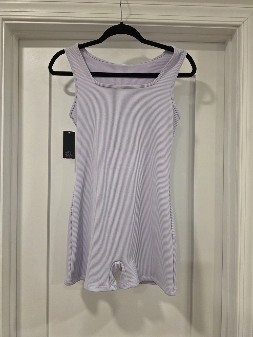 wild fable Ribbed Lilac Tank Romper